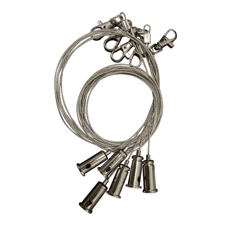 Accesorios para montaje para suspender con 4 cables de Luceco