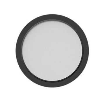 Panel Esscence Circular 12W (Ø14.5cm) para empotrar o sobreponer (incluye marco), color de luz selectable (cálido -3000K / neutro - 4000K / frío -5000K), acabado negro o blanco, 120-277V de Luceco