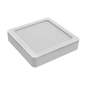 Panel Esscence Square 24W (22x22m) para empotrar o sobreponer (incluye marco), color de luz selectable (cálido -3000K / neutro - 4000K / frío -5000K), acabado blanco, 120-277V de Luceco