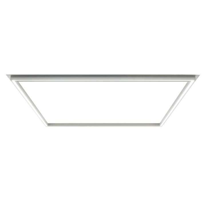 LuxFrame 4CCT 603x603mm potencia ajustable (30-35-40W) y 4CCT seleccionable(3000-4000-5000K-6000K) 120-277V, Atenuable 0-10V de Luceco