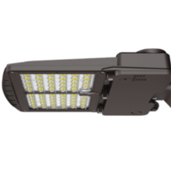 Luminario LSAL potencia, óptica y color de luz configurable (160/128/96/64W) (T2/T3/T4/T5) (4000/5000/6000K) 120-277V, montaje para poste redondo / cuadrado de Luceco