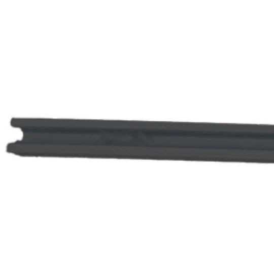 Riel Track 1m blanco o negro de 1 circuito, incluye end cap y Live end connector de Luceco - Negro