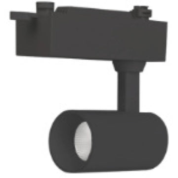 Proyector de riel Circular Track Spot blanco 30W 24° Color de luz ajustable (3000-4000-5000K), opción de acabado blanco o negro, 120-277V de Luceco - Negro