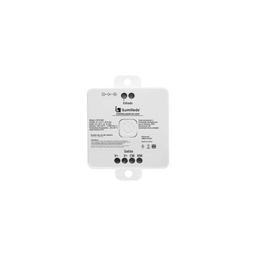 Controlador panel touch + App LTCTRI-WW 12V-72W máx. - 24V-144W máx. (solo para tira LED LDPBCOB276524608), inalámbrico radio frecuencia de iLumileds