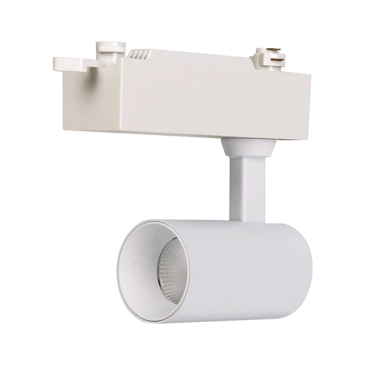 Proyector de riel Circular Track Spot blanco 30W 24° Color de luz ajustable (3000-4000-5000K), opción de acabado blanco o negro, 120-277V de Luceco