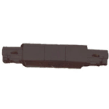 Accesorio conector lineal blanco o negro para riel track de Luceco - Negro