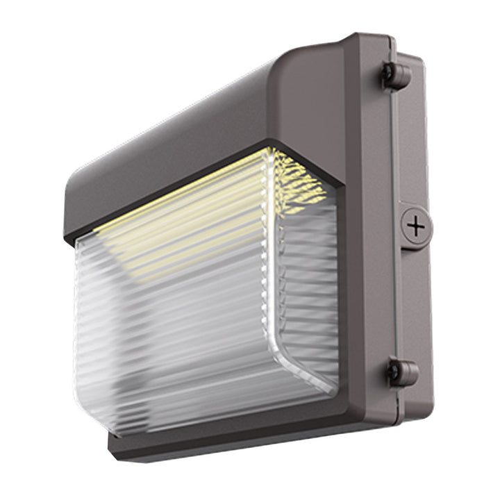 Wallpack Slim Configurable potencia y color de luz selectable (25W / 40W / 50W / 60W) (4000K / 5000K / 6000K) 120-277V de Luceco