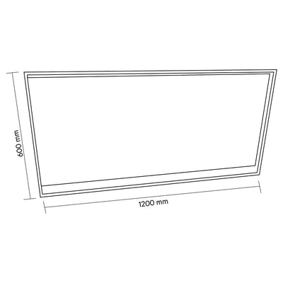 Accesorio para sobreponer panel de led de 120x60 de Megamex