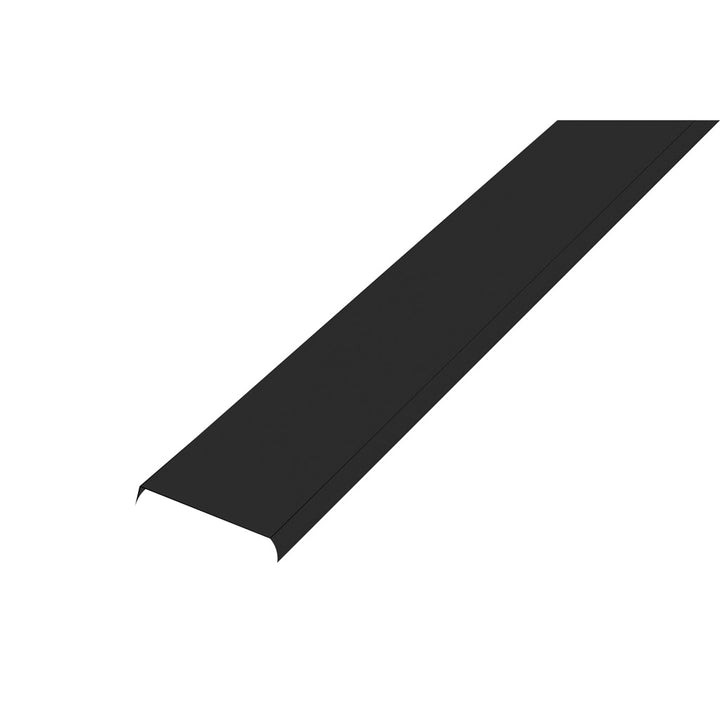 Mica negra traslucida para perfil de aluminio ILUPA07N, rectangular 2m de iLumileds