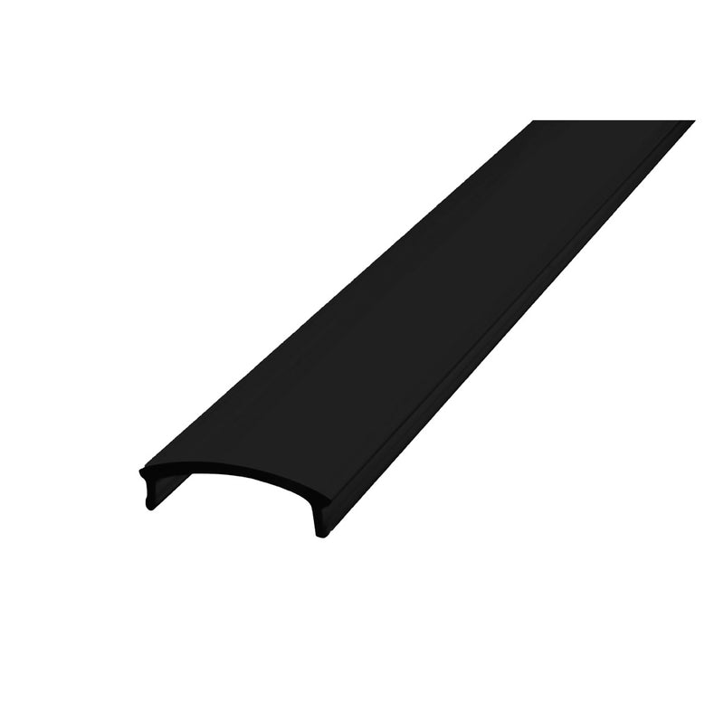 Mica negra traslucida para perfil de aluminio ILUPA1205N, rectangular 2m de iLumileds