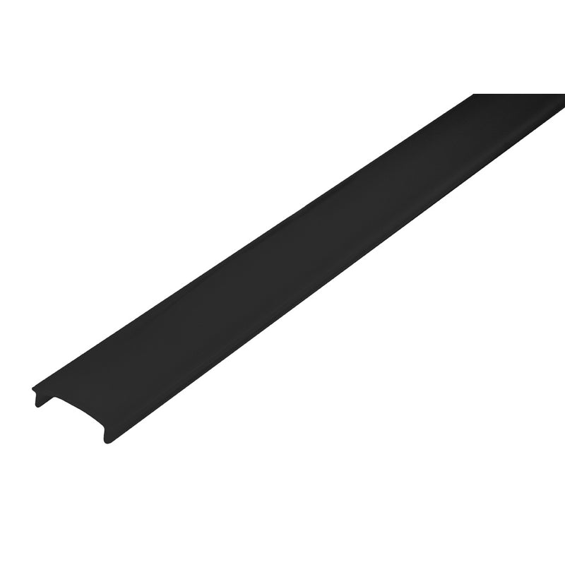 Kit de 2micas negras traslucidas para perfil de aluminio ILUPA1402N, rectangular 2m de iLumileds