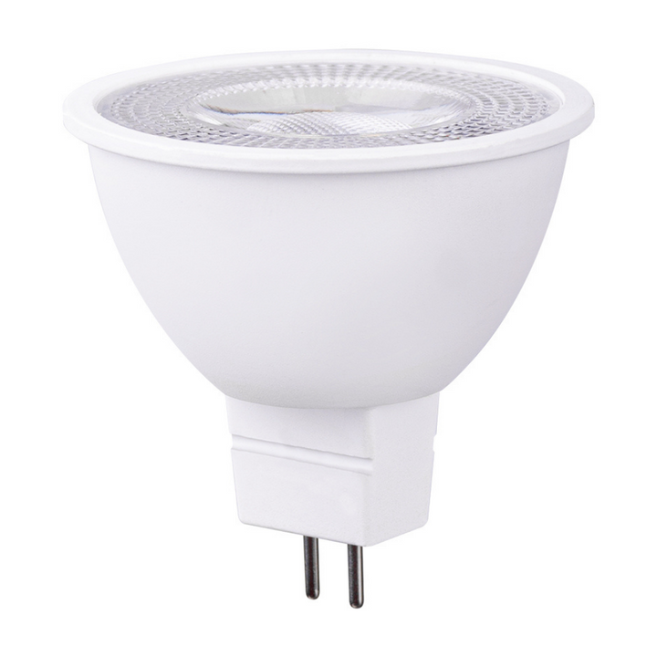 Foco MR16 7W 38° GU5.3 atenuable opción luz cálida (3000K) / fría (6500K) 100-130V de ICON
