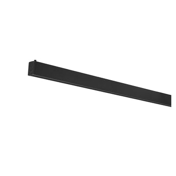Riel magnético electrificado Nano Track para sobreponer, longitud 1m, 24Vcc, incluye cubierta negra y tapas laterales de iLumileds
