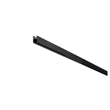 Riel magnético electrificado Nano Track para sobreponer, longitud 1m, 24Vcc, incluye cubierta negra y tapas laterales de iLumileds