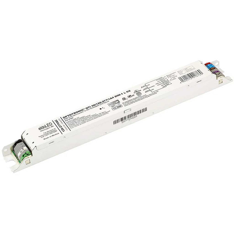 Driver lineal OPTOTRONIC® OTi 50W Programable 0-10V 120-277V marca eldoLED (antes OSRAM)