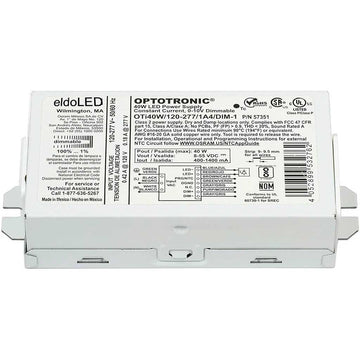 Driver Compacto OPTOTRONIC® OTi40W Programable, 120-277V, 0-10V de eldoLED (antes OSRAM)