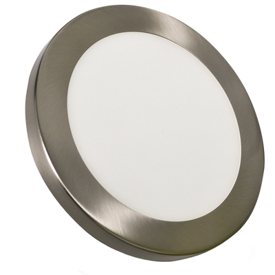 Downlight sobreponer o empotrar 20W con cromo, color de luz ajustable (cálida - neutra - fría) con switch 90-260V de Megamex