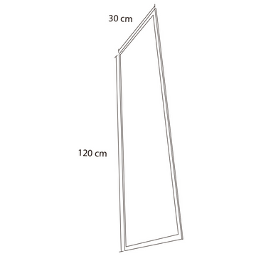 Panel LED 40W 120x30cm opción color de luz neutra (4000K) / fría (6500K) 100-277V de ICON