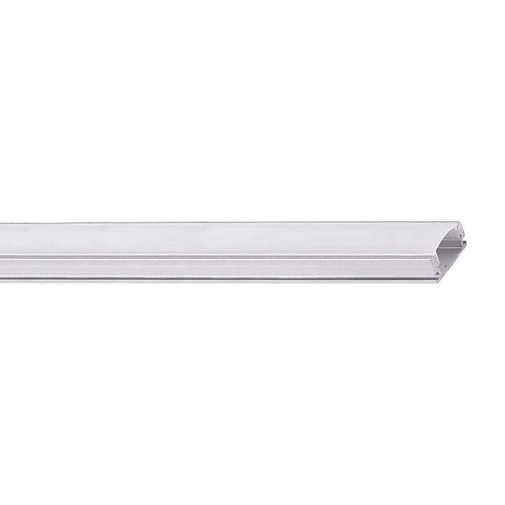 Perfil de aluminio para tira LED, 2 metros blanco, 17.3*7.59mm interior: 12.3mm de ICON