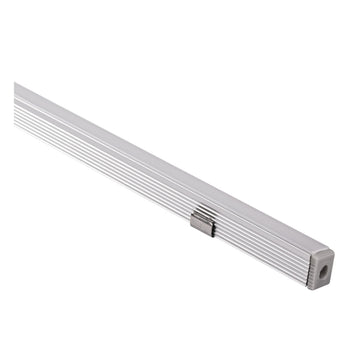 Perfil de aluminio para tira LED, 2 metros blanco, 7.5*9mm interior: 5.3mm de ICON
