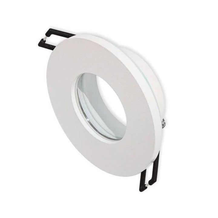 Portalámpara para MR16 para regaderas y zonas húmedas empotrable (Ø8.5cm) acabado blanco, incluye base GU10 de ICON