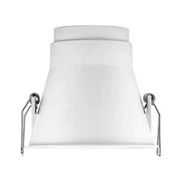 Portalámpara de bajo deslumbramiento empotrable de aluminio (Ø9.3cm) opción acabado negro o blanco, incluye base GU10 de ICON