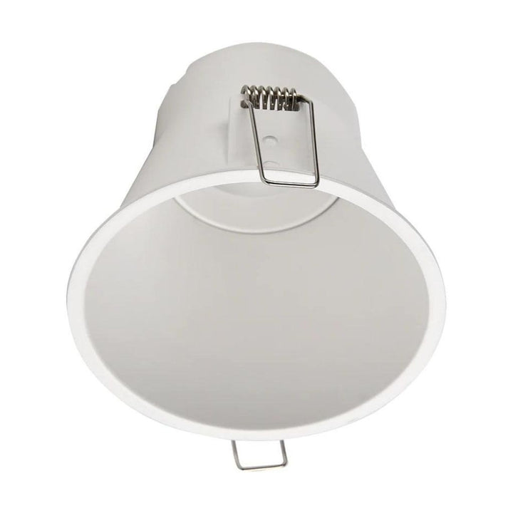 Portalámpara de bajo deslumbramiento empotrable de aluminio (Ø9.3cm) opción acabado negro o blanco, incluye base GU10 de ICON