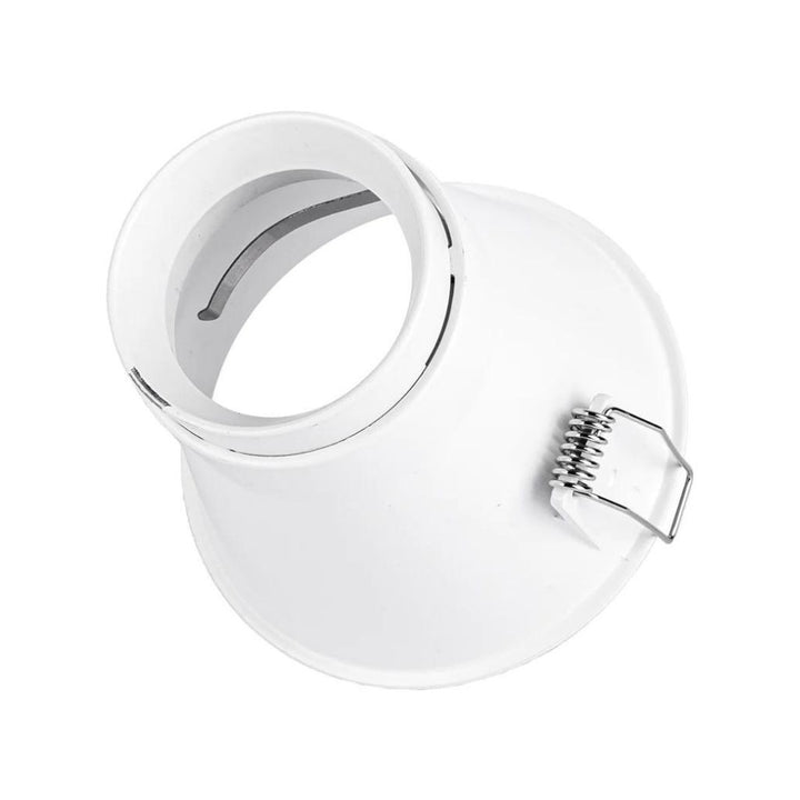 Portalámpara de bajo deslumbramiento empotrable de aluminio (Ø9.3cm) opción acabado negro o blanco, incluye base GU10 de ICON
