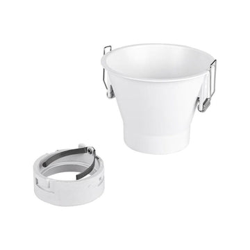 Portalámpara de bajo deslumbramiento empotrable de aluminio (Ø9.3cm) opción acabado negro o blanco, incluye base GU10 de ICON