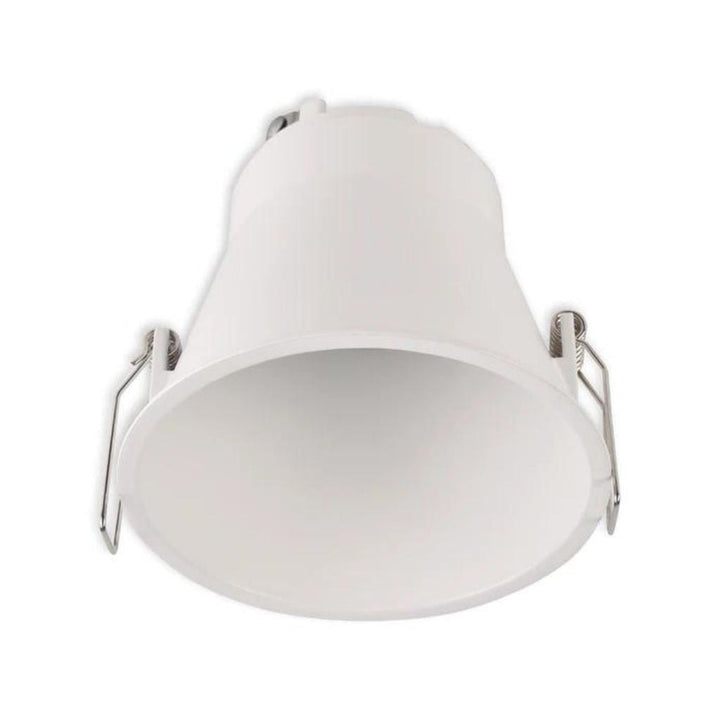 Portalámpara de bajo deslumbramiento empotrable de aluminio (Ø9.3cm) opción acabado negro o blanco, incluye base GU10 de ICON
