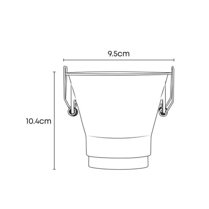 Portalámpara de bajo deslumbramiento empotrable de aluminio (Ø9.3cm) opción acabado negro o blanco, incluye base GU10 de ICON