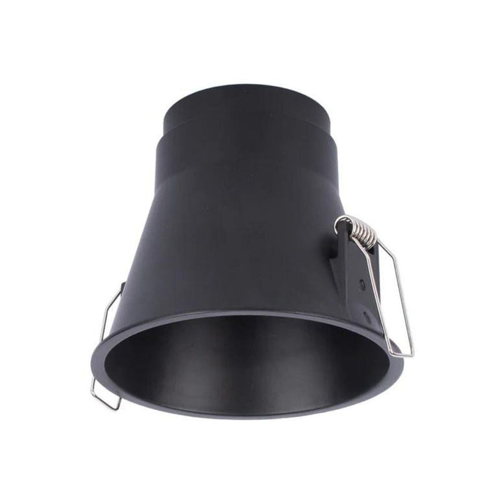 Portalámpara de bajo deslumbramiento empotrable de aluminio (Ø9.3cm) opción acabado negro o blanco, incluye base GU10 de ICON