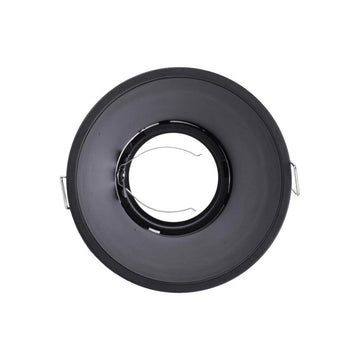Portalámpara de bajo deslumbramiento empotrable de aluminio (Ø9.3cm) opción acabado negro o blanco, incluye base GU10 de ICON
