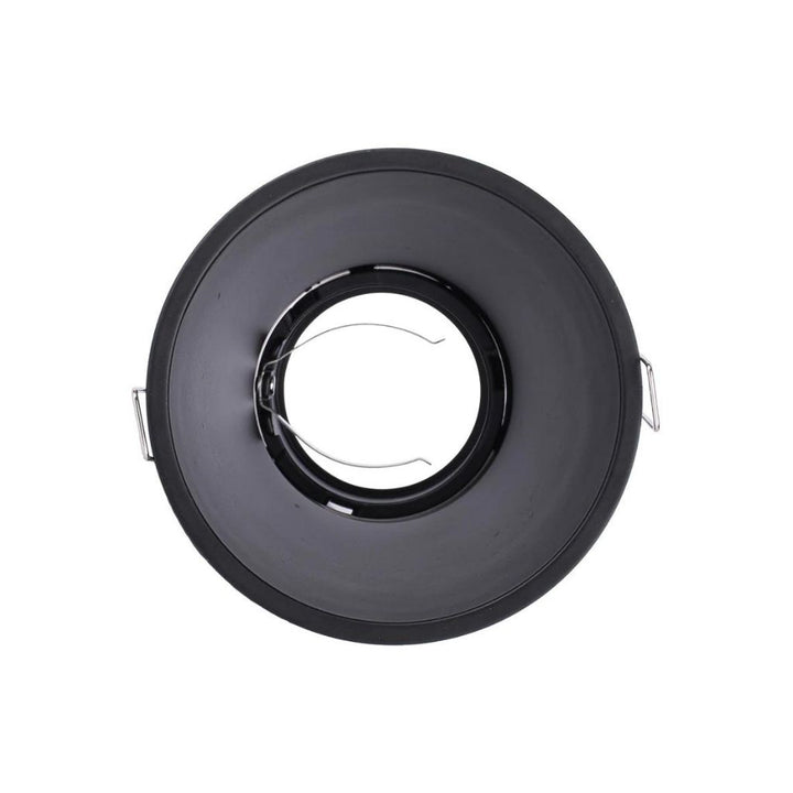 Portalámpara de bajo deslumbramiento empotrable de aluminio (Ø9.3cm) opción acabado negro o blanco, incluye base GU10 de ICON
