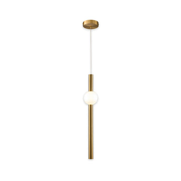 Lámpara colgante CRUZE 12W, luz cálida 3000°K, 127V de Quor Lighting - Q10051-GD