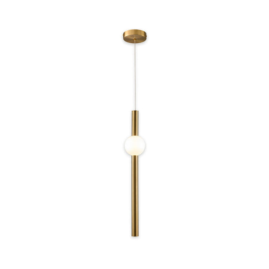 Lámpara colgante CRUZE 12W, luz cálida 3000°K, 127V de Quor Lighting - Q10051-GD