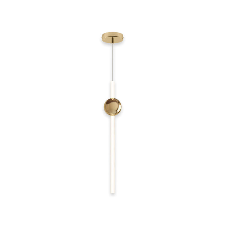Lámpara colgante CRUZE 12W, luz cálida 3000°K, 127V de Quor Lighting - Q10052-GD