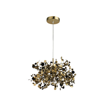 Lámpara colgante LAYLAH 3 luces, base G9, foco no incluido, 127V de Quor Lighting - Q10057-GD