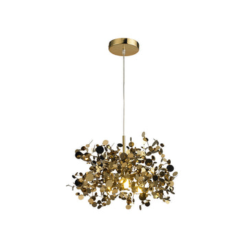 Lámpara colgante LAYLAH 3 luces, base G9, foco no incluido, 127V de Quor Lighting - Q10057-GD