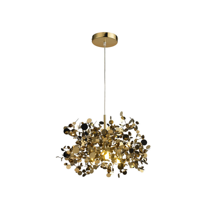 Lámpara colgante LAYLAH 3 luces, base G9, foco no incluido, 127V de Quor Lighting - Q10057-GD