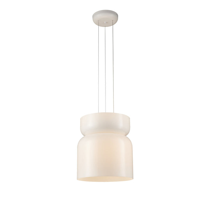 Lámpara colgante NEST 20W, luz cálida 3000°K, 127V de Quor Lighting - Q10245-WH