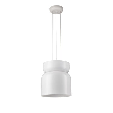 Lámpara colgante NEST 20W, luz cálida 3000°K, 127V de Quor Lighting - Q10245-WH
