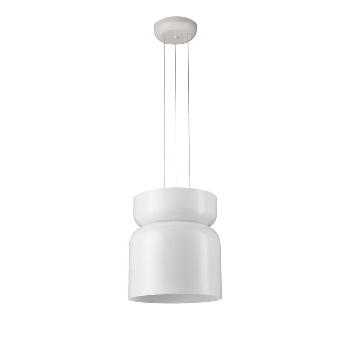 Lámpara colgante NEST 20W, luz cálida 3000°K, 127V de Quor Lighting - Q10245-WH