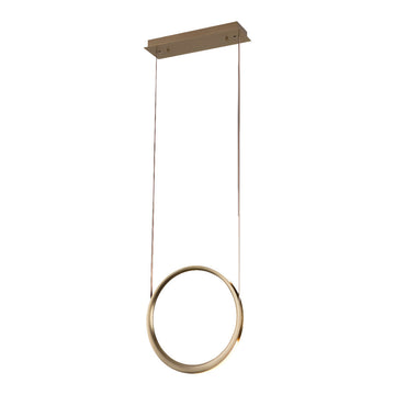 Lámpara colgante CHELSEA 7W, luz cálida 3000°K, 127V de Quor Lighting - Q10311-GDA