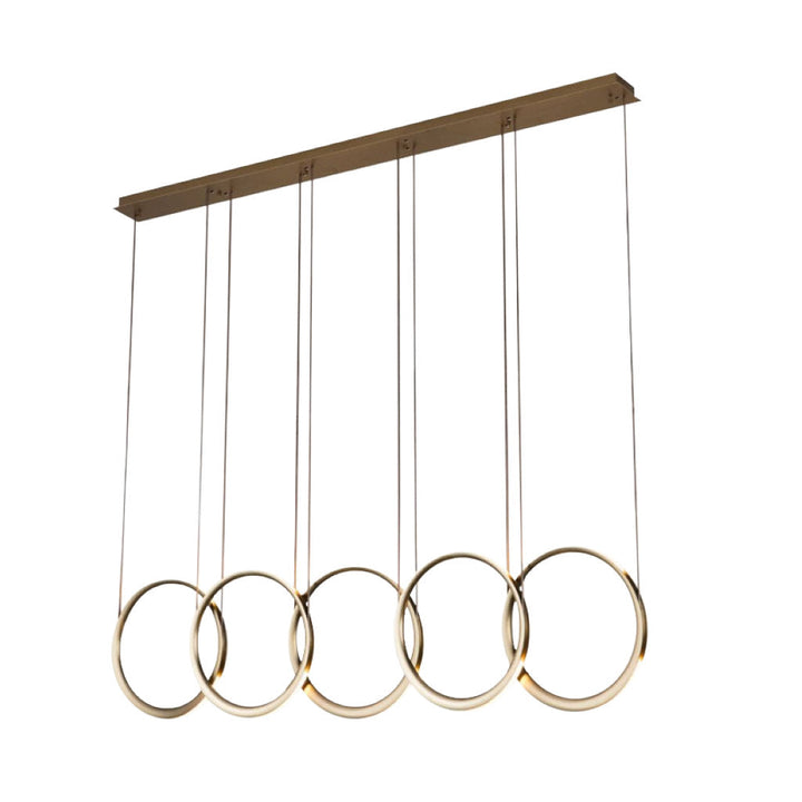 Lámpara colgante CHELSEA 35W, luz cálida 3000°K, 127V de Quor Lighting - Q10315-GDA