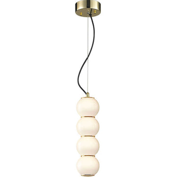 Lámpara colgante TRIBECA 12W, luz cálida 3000°K, 127V de Quor Lighting - Q10344-GD