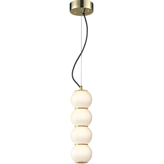 Lámpara colgante TRIBECA 12W, luz cálida 3000°K, 127V de Quor Lighting - Q10344-GD