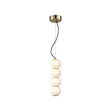 Lámpara colgante TRIBECA 12W, luz cálida 3000°K, 127V de Quor Lighting - Q10344-GD