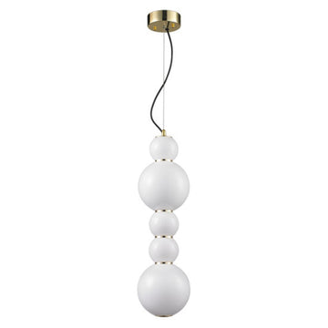 Lámpara colgante TRIBECA 39W, luz cálida 3000°K, 127V de Quor Lighting - Q10346-GD