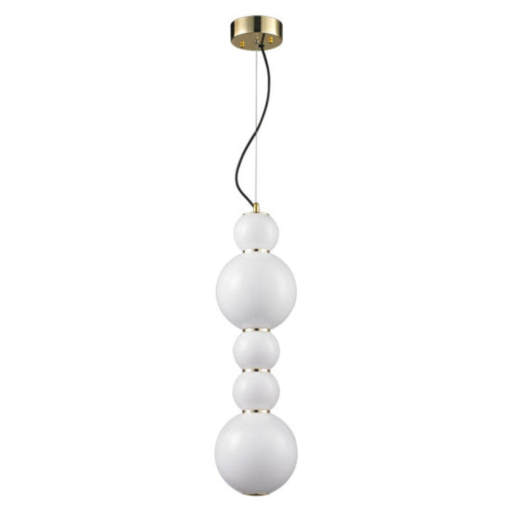 Lámpara colgante TRIBECA 39W, luz cálida 3000°K, 127V de Quor Lighting - Q10346-GD